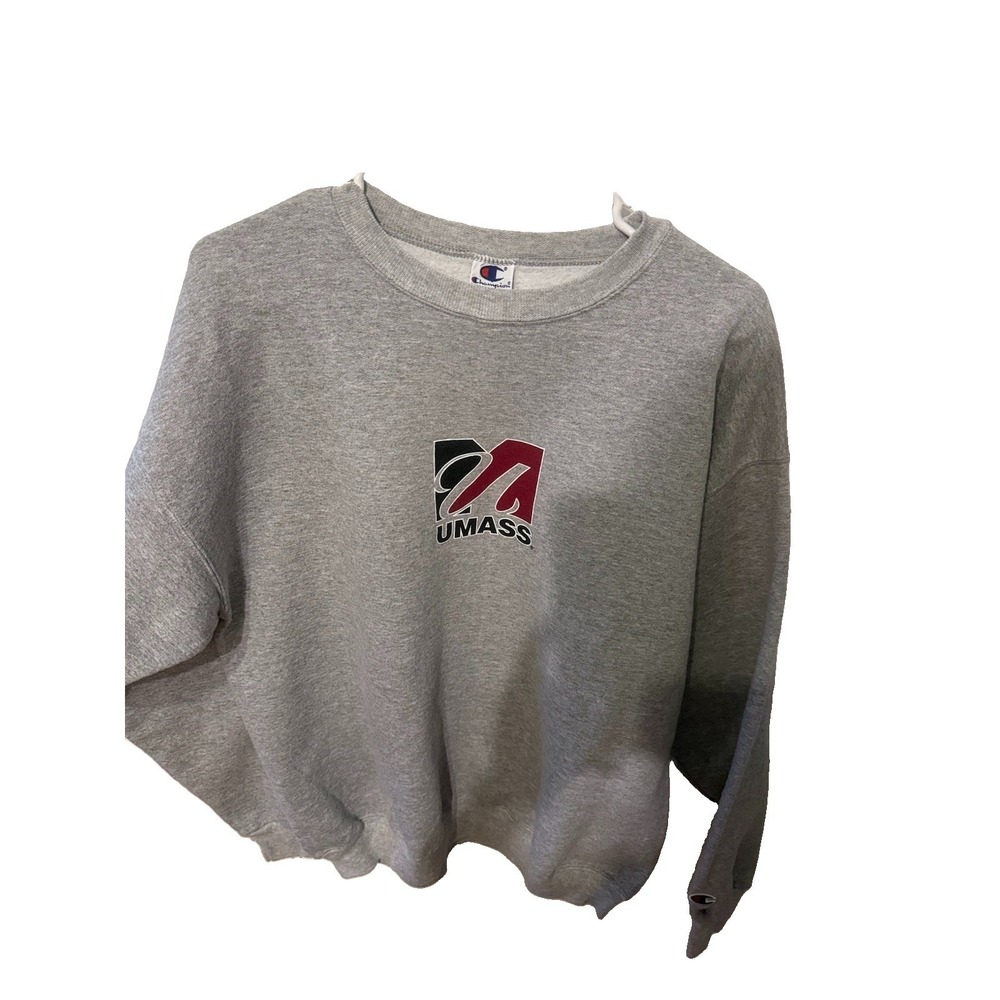 UMASS Sweatshirt  Gray Size L